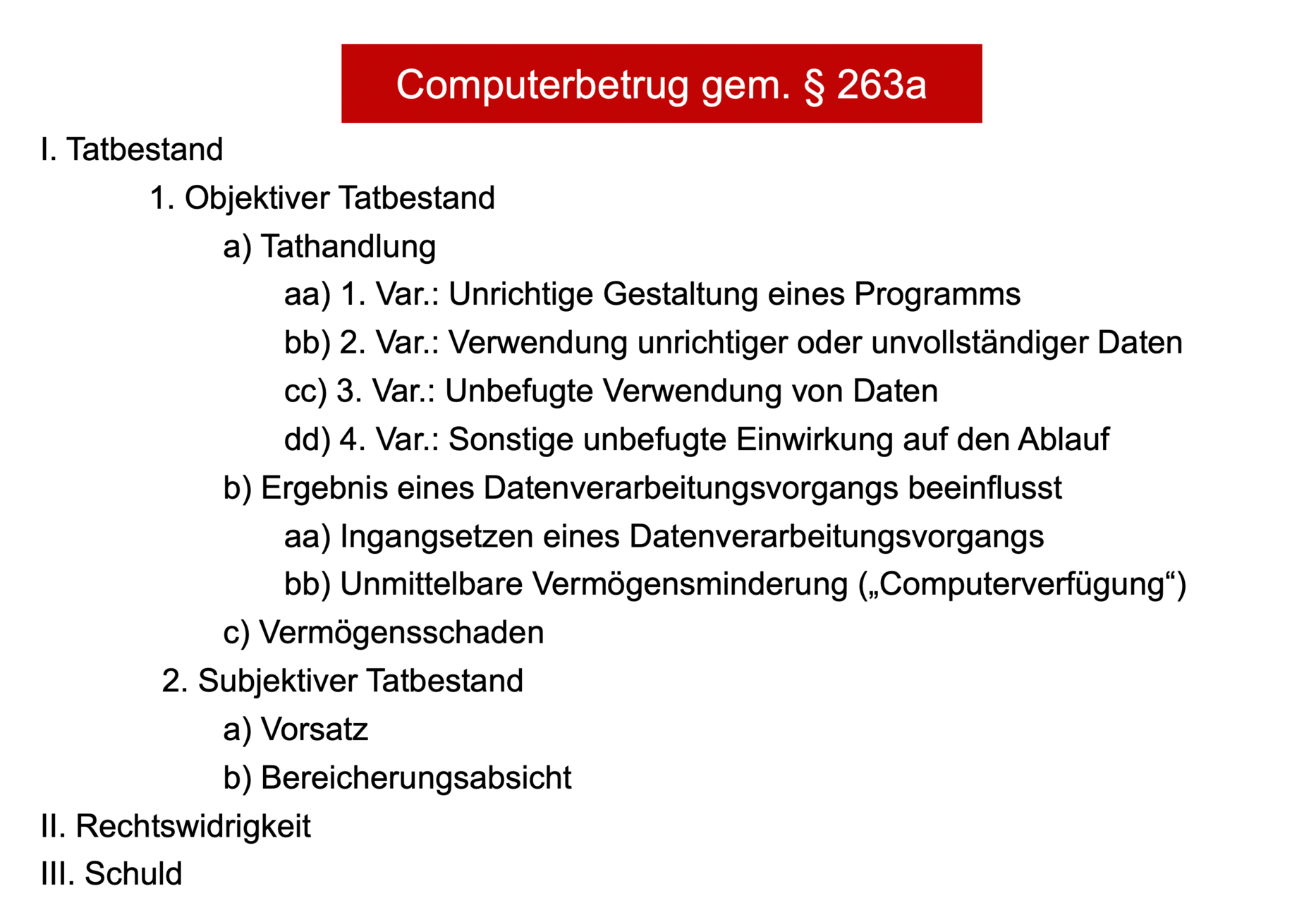 Fall 7: Treibstoff